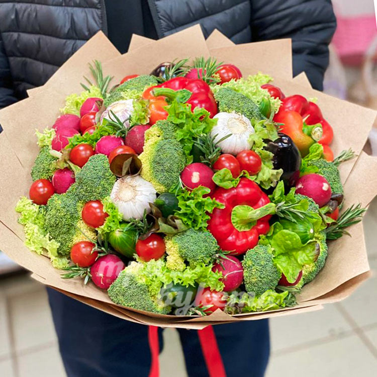 Букет из перца и брокколи (доп. фото)
